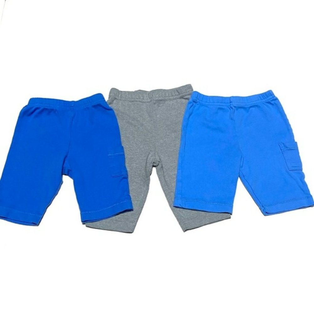 Gerber Straight Leg Sweatpants 3 Pack Bundle - 2 Blue & 1 Gray